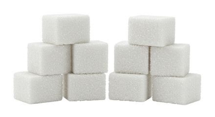 Isolated Sugar Cubes