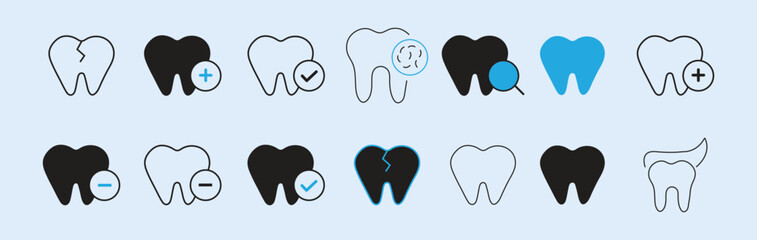 Dentistry symbol. Medical sign. Dental health. Tooth sign. Clean tooth. vector illustration EPS 10