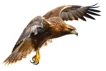 Obraz premium Sleek Falcon in Diving Pose