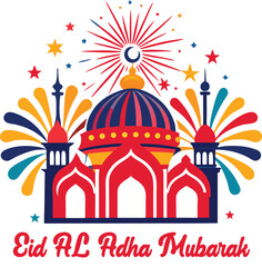 Islamic Festivity Vector Eid Mubarak Art