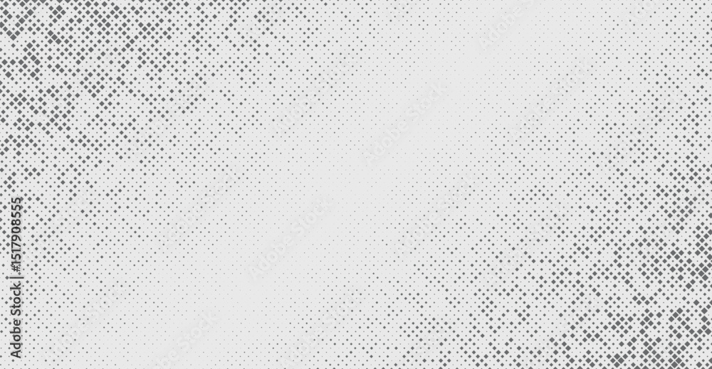 Poster halftone dots background grunge grain noise texture. vector abstract pattern for comics background