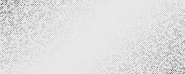 Halftone dots background grunge grain noise texture. Vector abstract pattern for comics background