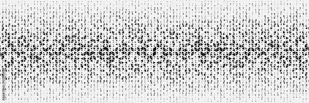 Poster triangle halftone background seamless vector