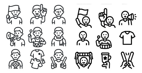 Fototapeta premium vector set of people