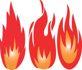 flame vector icon
