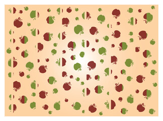 Vector geometric diagonal fabric waves seamless texture. Cream colour background.