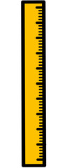 Straight  ruler used for drawing, measuring, or educational purposes	