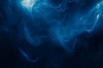 Abstract Blue Swirling Particle Background