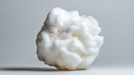 Whimsical cloud-like foam sculpture evokes thoughts of ethereal art installations and National Foam Party Day celebrations