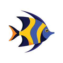 vector illustration of a fish