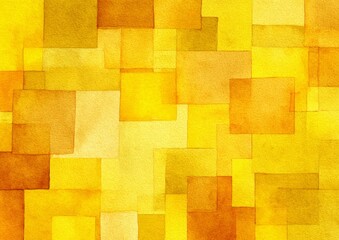 Abstract Gold And Yellow Geometric Pattern