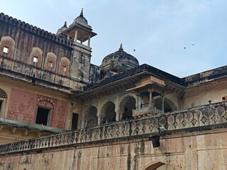 Amber Fort in Jaipur, an architectural mavel at Rajasthan.