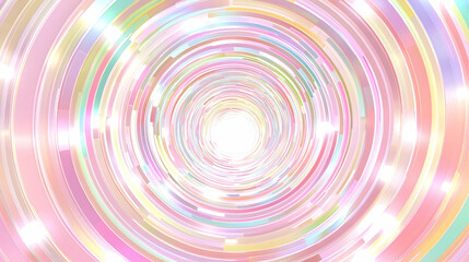 Abstract Pastel Circular Design Background