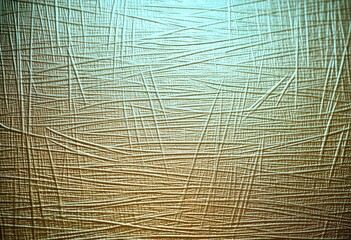 Abstract Gold And Teal Woven Texture Background