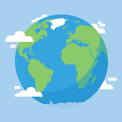 ILLUSTRATION OF CARING FOR THE EARTH AND THE ENVIRONMENT