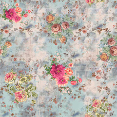 Flowers pattern allover pattern all over abstract pattern