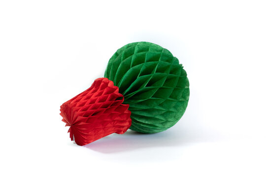 Festive Paper Manjerico Decoration Side