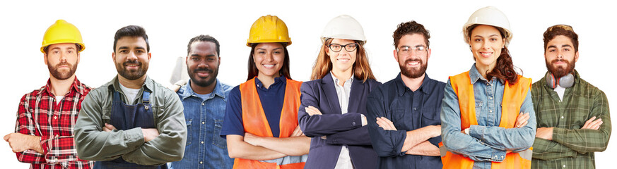 Mitarbeitende aus Industrie, Produktion, Handwerk und Landwirtschaft