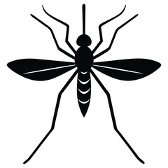 mosquito digital white artwork