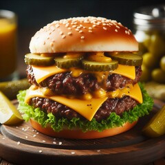Cheese Smash – Two smashed beef