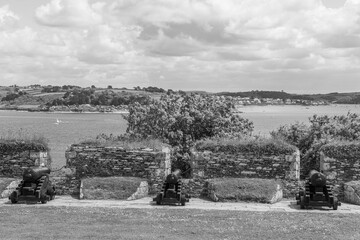 falmouth an der k&uuml;ste von Cornwall in England