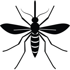 mosquito clipart white setting