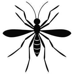 minimal mosquito white scene