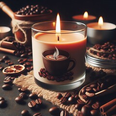 Coffee adding to the cozy atmosphere