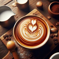 Perfect in the latte art