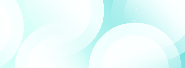 Banner background, green and white gradations, circle shape modern background, memphis, vector eps 10