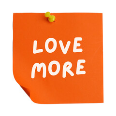 love more note on paper note PNG, romantic messages and quotes 