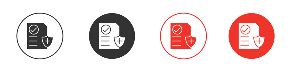 Insurance Claim icon for logo, vector sign symbol for design