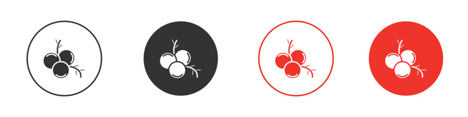 Juniper icon for logo, vector sign symbol for design