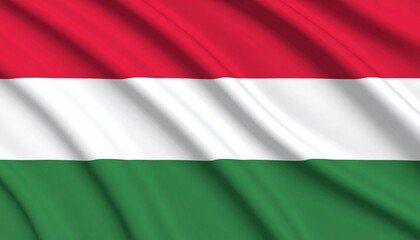 Naklejka premium flag of hungary