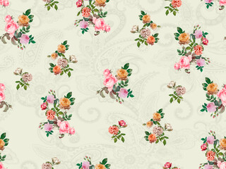 Flowers pattern allover pattern all over abstract pattern