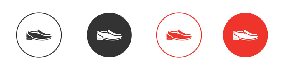 Loafer icon for logo, vector sign symbol for design