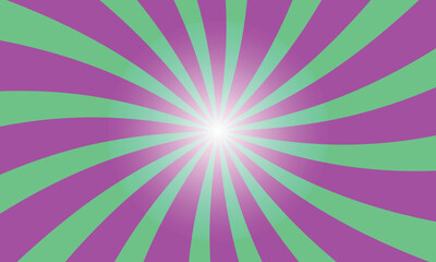 vibrant purple green radial burst abstract background