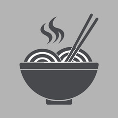 vector illustration of a bowl of soup