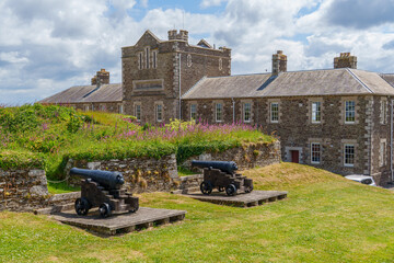 Falmouth und die Landschaft von Cornwall in England