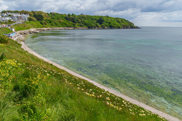Falmouth und die Landschaft von Cornwall in England