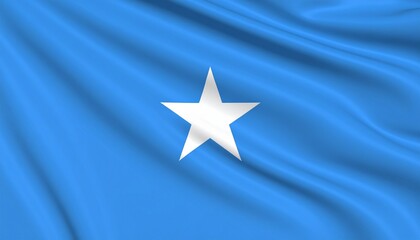 waving flag of somalia 