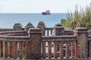 Falmouth und die Landschaft von Cornwall in England