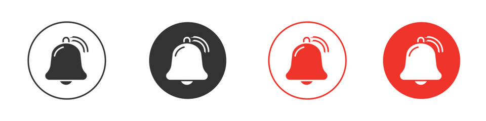 Notification icon for logo, vector sign symbol for design