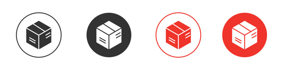 Package icon for logo, vector sign symbol for design