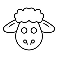 Sheep line icon