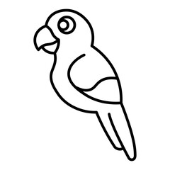 Pigeon line icon