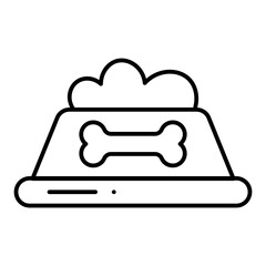 Dog Bone line icon