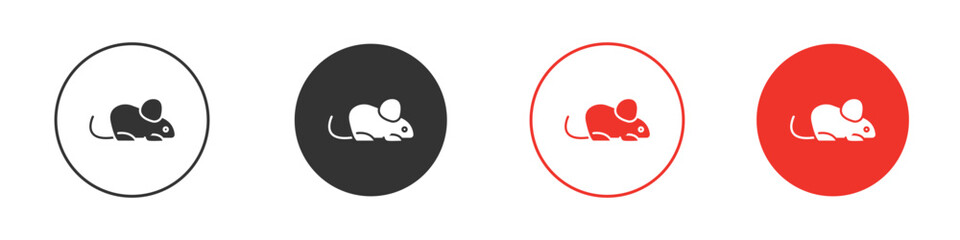 Rat icon for logo, vector sign symbol for design