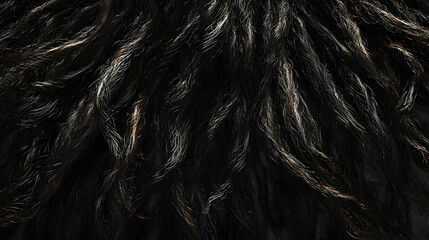 Naklejka premium Abstract Black Background With Gold Details