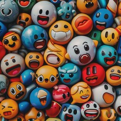 Creative illustration of online trend symbols such as memes, hashtags, and viral emojis, representing digital culture and internet expression. AI generated illustration.